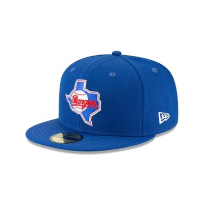 Sapca New Era Texas Rangers MLB 1984 Cooperstown Wool 59FIFTY Fitted - Albastri